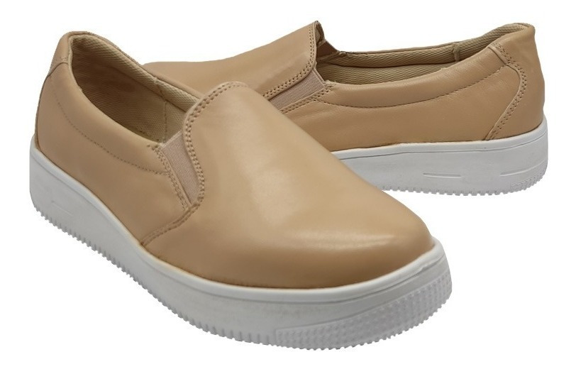 Zapato De Mujer Café 20hrs Confort Piel Enfermería 018 /v - Image 3