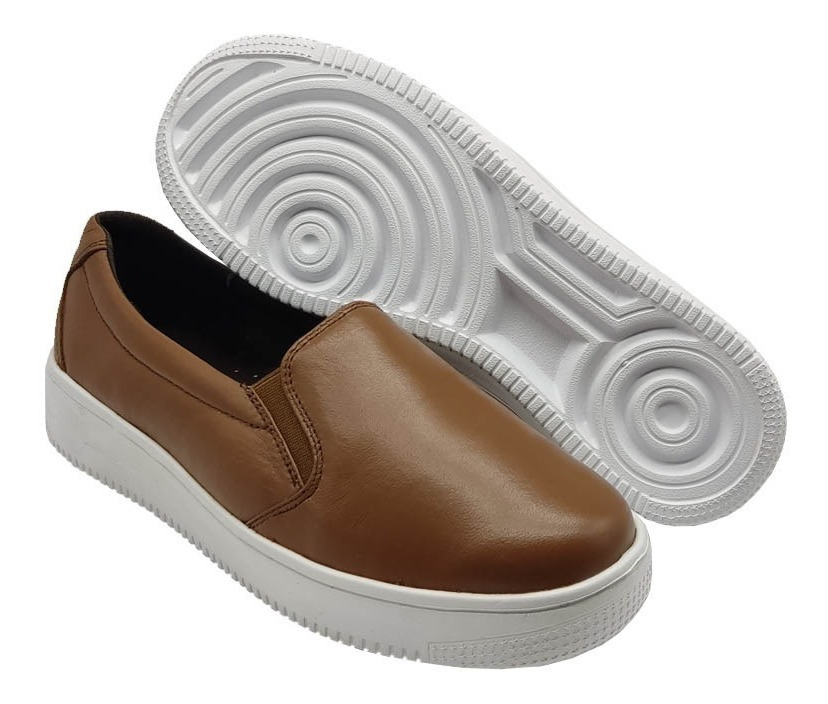 Zapato De Mujer Café 20hrs Confort Piel Enfermería 018 /v - Image 8