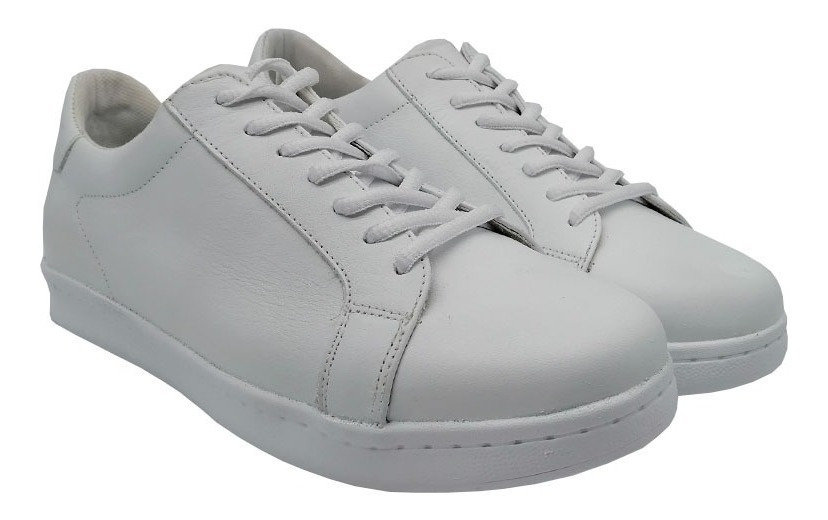 Zapato De Hombre Blanco 20hrs Confort Piel Enfermería 918/v - Image 2