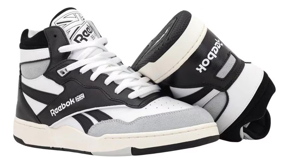 Tenis Reebok Bb 4000 Ii Mid Black Hombre Casual /v - Image 3
