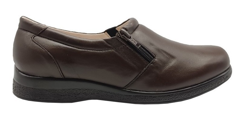 Zapato De Dama Mujer 20hrs Confort Piel Borrego 049 Negro/v