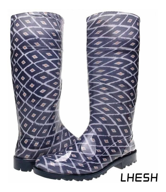 Botas De Lluvia Mujer Dama Para Agua Colores Cubierta Evag - Image 2