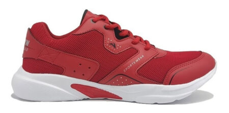 Tenis Arkwyn Hombre Deportivo 015 Rojo Gris Caballero Evag