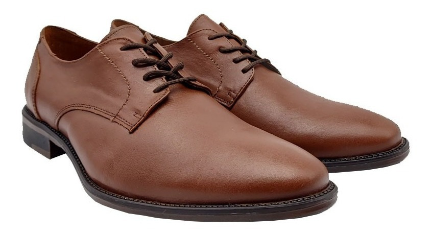 Zapato De Hombre 20hrs Vestir Piel Soft 644 Negro Soft /v - Image 7