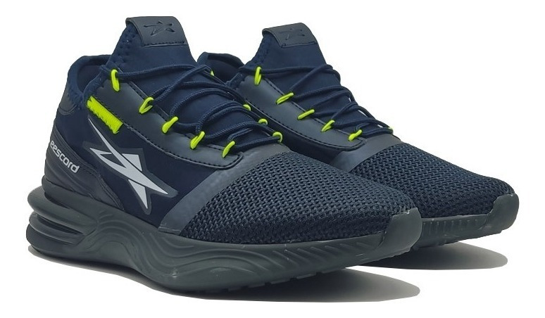 Tenis Deportivo Runing Eescord Negro/rojo Caballero Hombre - Imagen 11