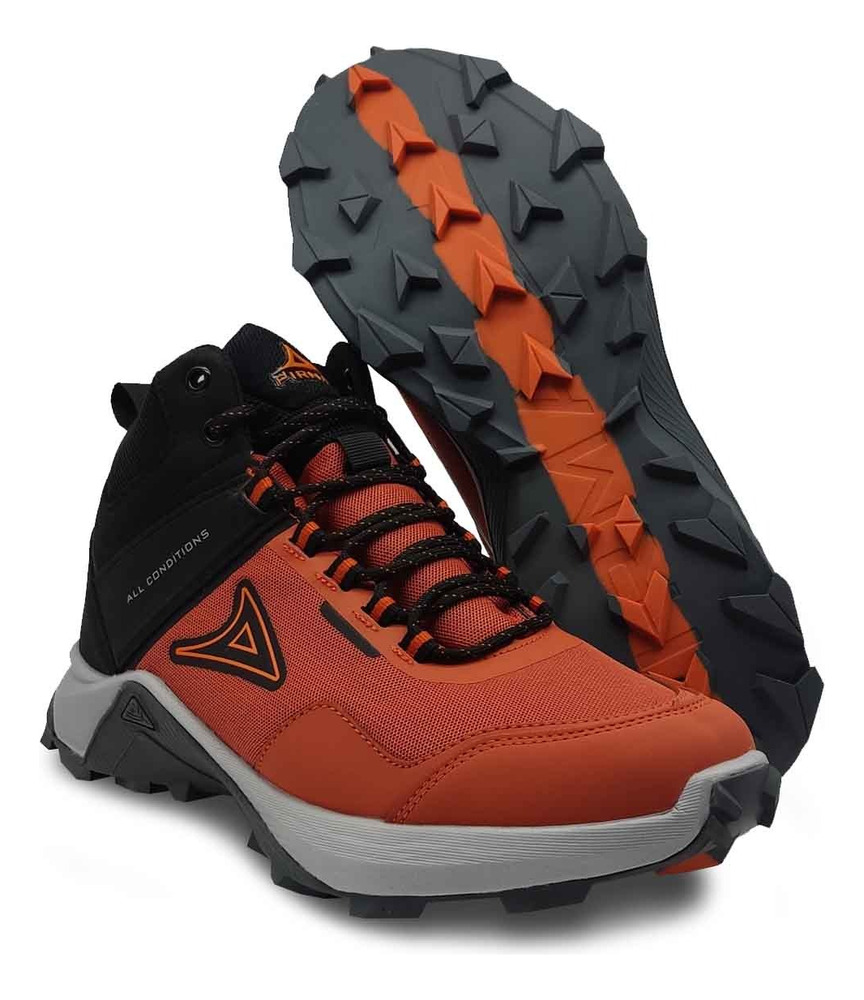 Tenis Pirma Bota Hombre Deportivo 5045 Café Caballero Evag - Image 12