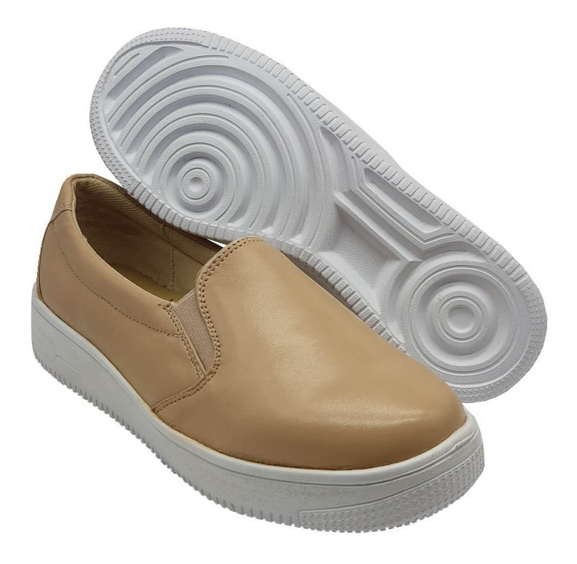 Zapato De Mujer Café 20hrs Confort Piel Enfermería 018 /v - Image 4