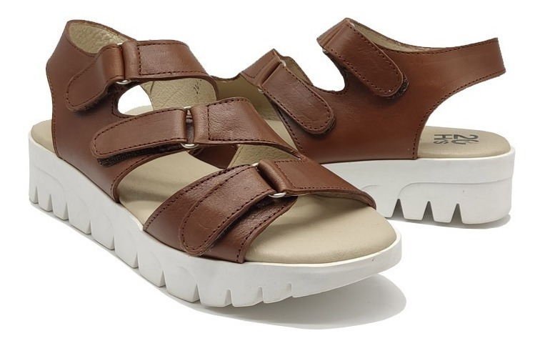 Sandalia Huarache De Mujer 20hrs Confort Piel 068/v - Image 3