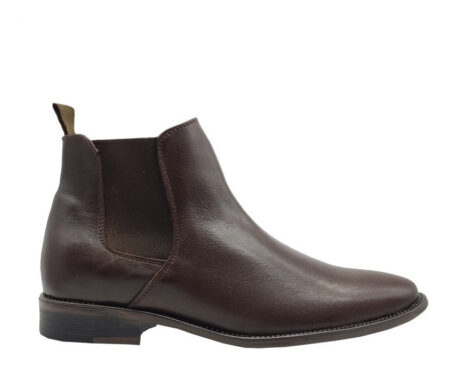 Zapato De Hombre Botín 20hrs Confort Piel Soft 651 Negro /v
