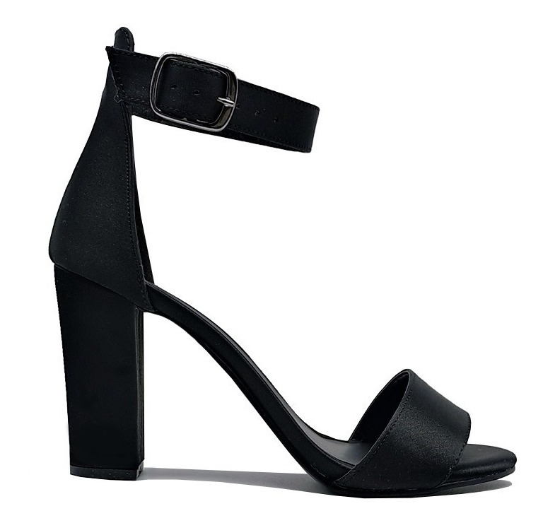 Sandalia Zapatilla Tacón Moda Otoño Invierno Para Mujer 1020
