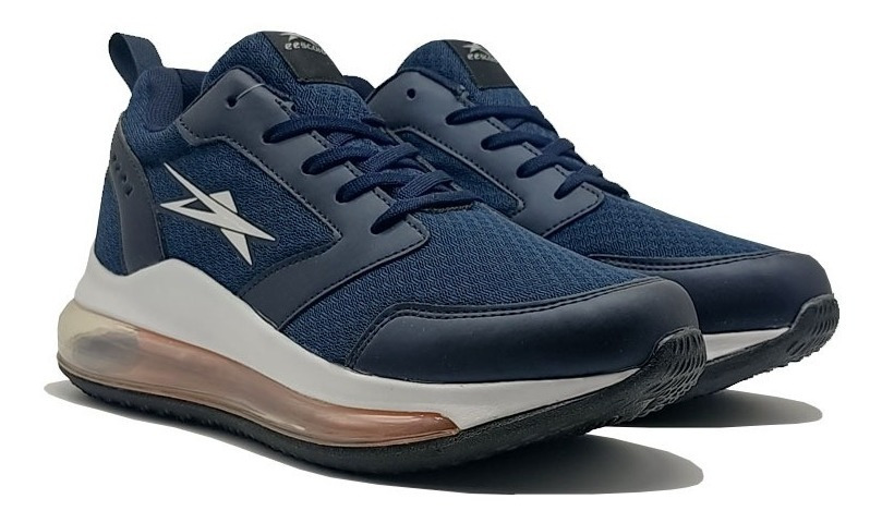 Tenis Deportivo Eescord Runing Escord Blanco/negro Hombre Runing Correr Calidad Comodidad 3291 Evag - Image 2