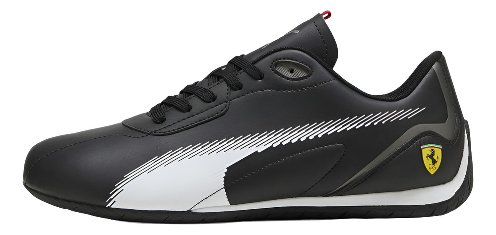 Tenis Blanco-negro-rojo Casual Hombre Puma Ferrari Neo Cat 2.0 F1 Scuderia /v