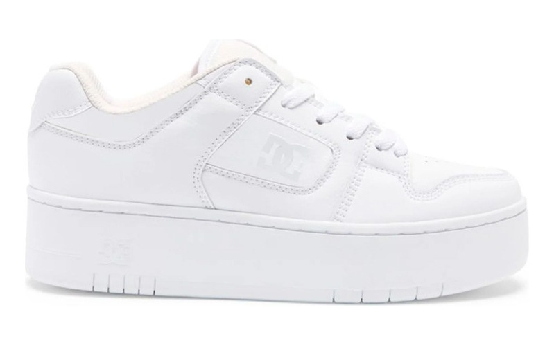 Tenis Dc Shoes Manteca 4 Plataforma Mujer Blanco