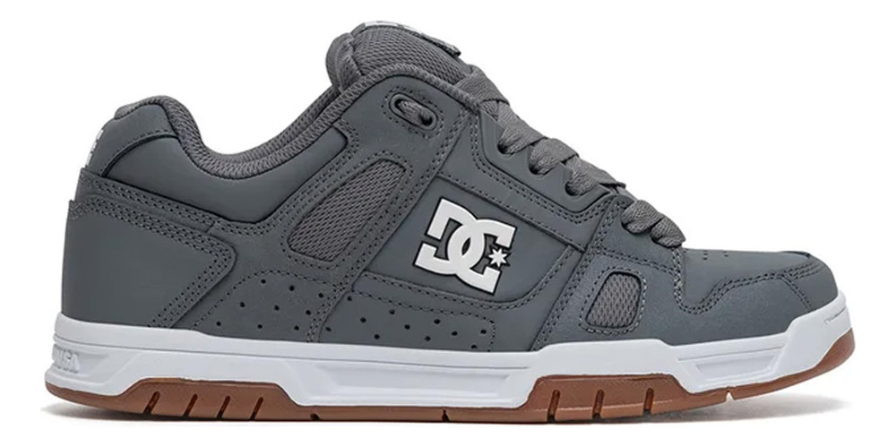 Tenis Dc Shoes Stag 320188 (2gg) Grey/gum Caballero /v - Image 8