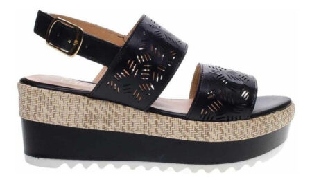 Huarache Sandalia Tiras Gruesas En T Dama Mujer Blanco Cafe