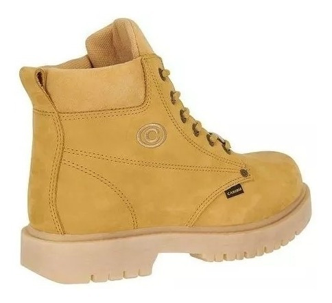 Botas Industriales Caribu 602 Nobuck Paja Hombre Trabajo - Imagen 3
