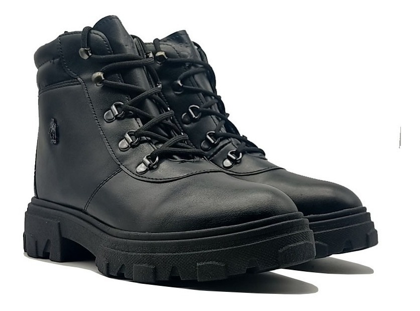 Bota Tenis Polo Club Hombre Deportivo 39301 Negro Dama /v - Image 2