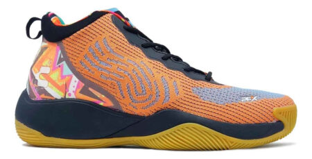 Tenis Charly Relámpago Pfx Sport Running Road Para Hombre Naranja Geométrico 27.5