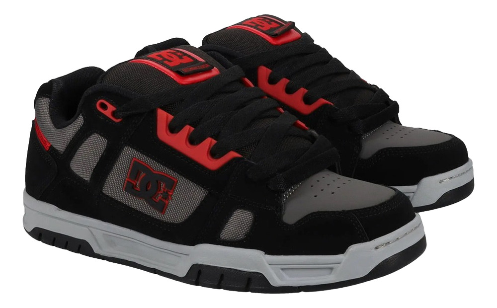 Tenis Dc Shoes Stag 320188 (2gg) Grey/gum Caballero /v - Image 4