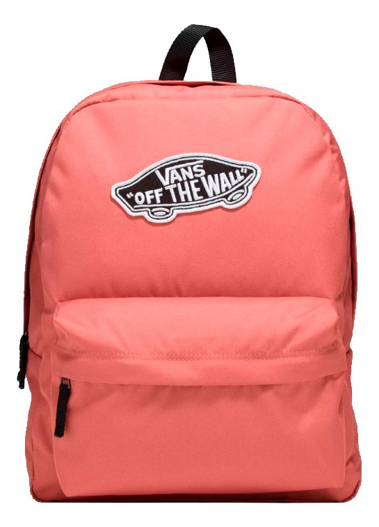 Mochila Urbana Escolar Vans X Realm Backpack Lisa 22l Rosa Chicle Liso