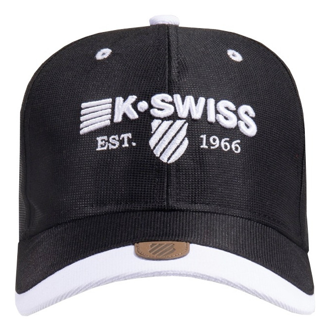 Gorra K-swiss Hombre Caballero, Blanco, Negro, Textil - Image 2
