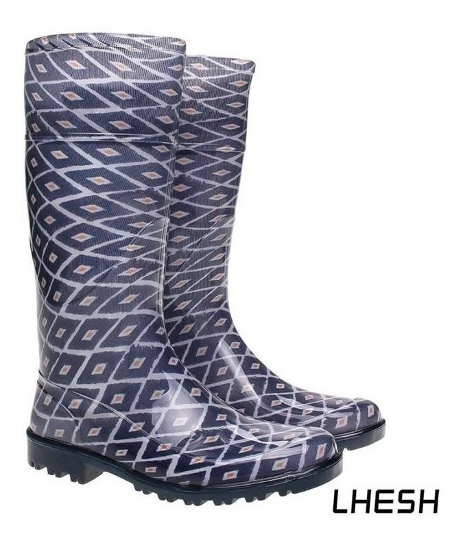 Botas De Lluvia Mujer Dama Para Agua Colores Cubierta Evag