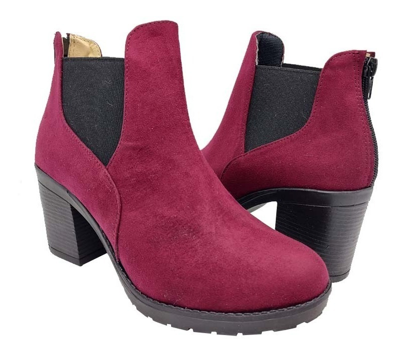 Botín Zapatos Dama Mujer Con Suela Antiderrapante Colores - Image 7