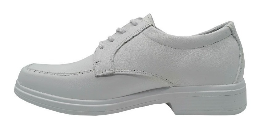 Zapato De Hombre Blanco 20hrs Confort Piel Enfermería 502/v - Image 10