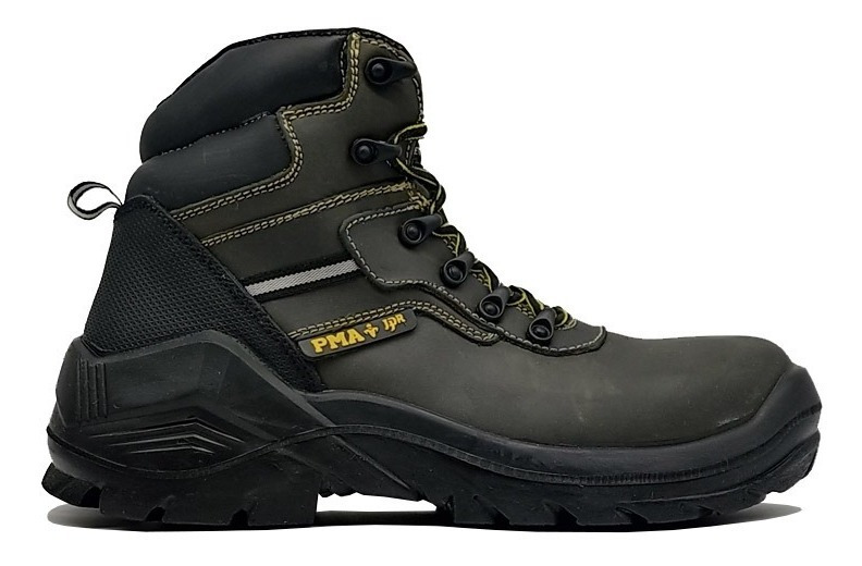 Bota Oro Nobuck Caballero Pma Industriales C/casquillo