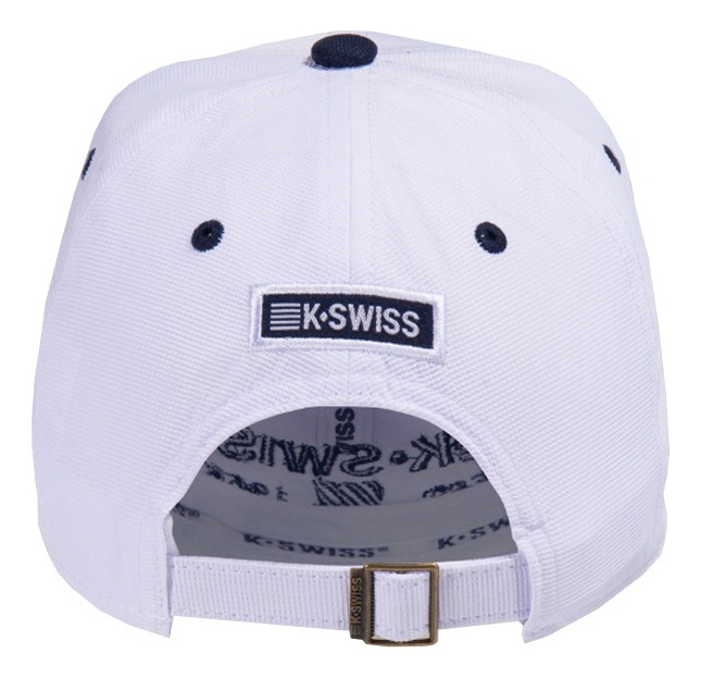 Gorra K-swiss Hombre Caballero, Blanco, Negro, Textil - Image 8