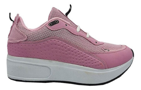 Tenis Deportivo Para Mujer Gym Eeders Rosa 22-29 1400/v