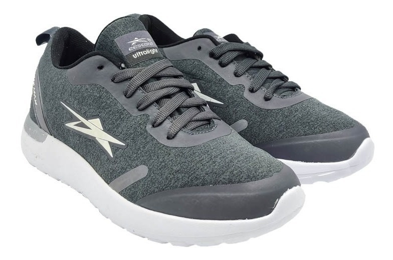 Tenis Deportivo Runing Eescord Gris Dama Mujer Hombre 2100/v