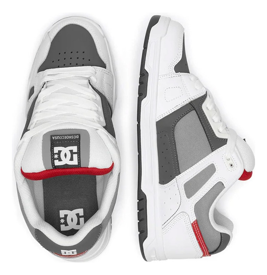 Tenis Dc Shoes Stag 320188 (2gg) Grey/gum Caballero /v - Image 22