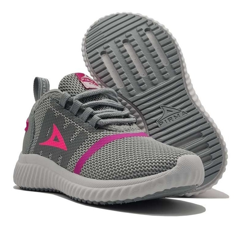 Tenis Pirma Brasil Niña Deportivo 5015 Gris Niña Evag /v - Image 4