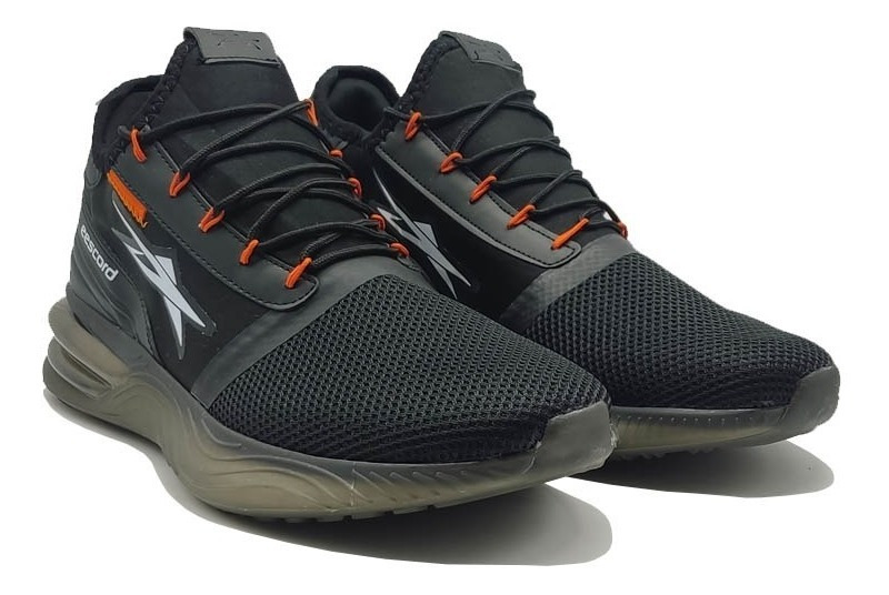 Tenis Deportivo Runing Eescord Negro/rojo Caballero Hombre - Imagen 6