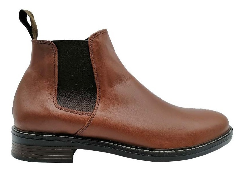 Zapato De Hombre Botín 20hrs Confort Piel Soft 641 Negro /v - Image 5
