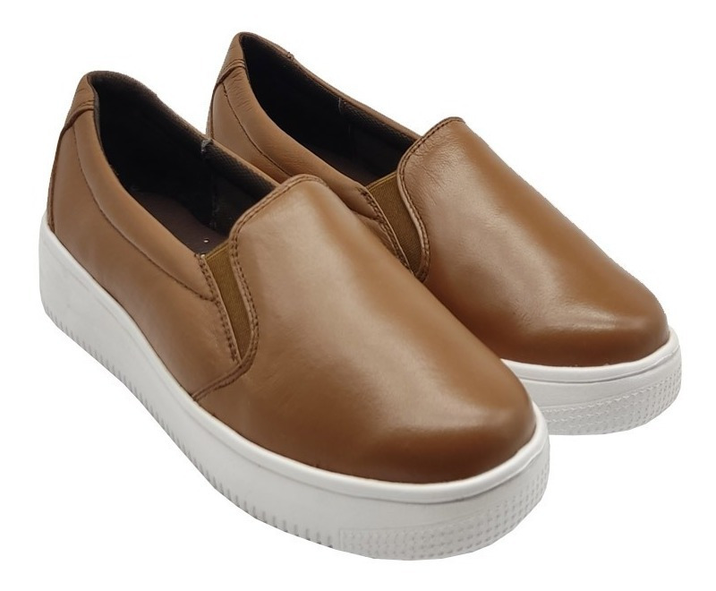 Zapato De Mujer Café 20hrs Confort Piel Enfermería 018 /v - Image 6