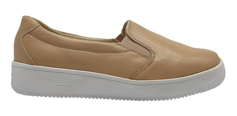 Zapato De Mujer Café 20hrs Confort Piel Enfermería 018 /v