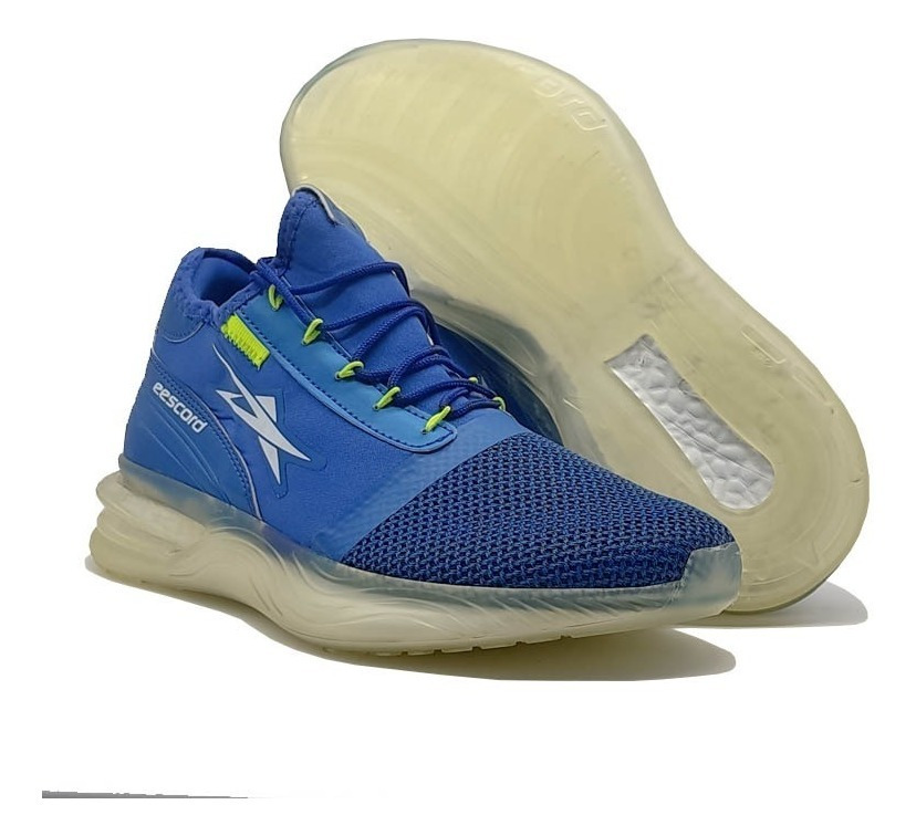 Tenis Deportivo Runing Eescord Negro/rojo Caballero Hombre - Imagen 4