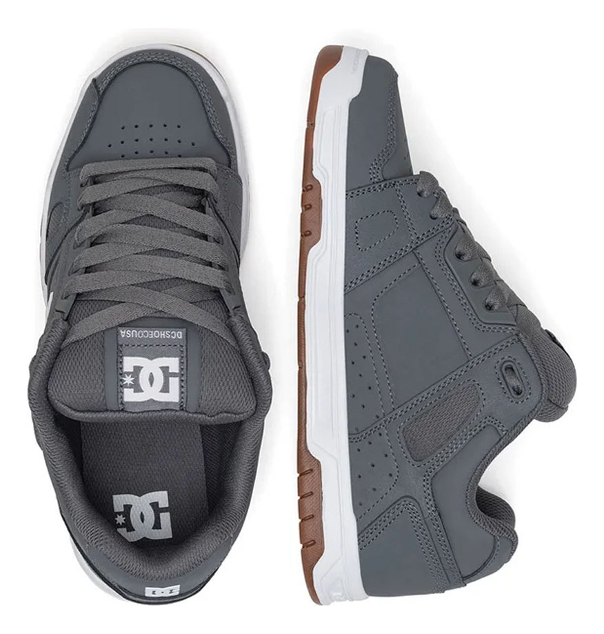 Tenis Dc Shoes Stag 320188 (2gg) Grey/gum Caballero /v - Image 10