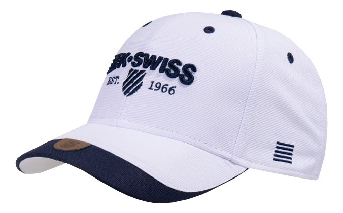 Gorra K-swiss Hombre Caballero, Blanco, Negro, Textil - Image 5