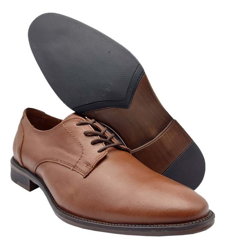 Zapato De Hombre 20hrs Vestir Piel Soft 644 Negro Soft /v - Image 9