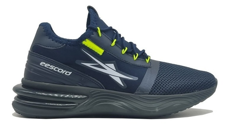 Tenis Deportivo Runing Eescord Negro/rojo Caballero Hombre - Imagen 9