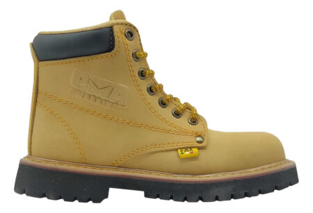 Bota Mielsn Nobuck Caballero Pma Industriales C/casquillo /v Miel Suela Negra 31 Mx