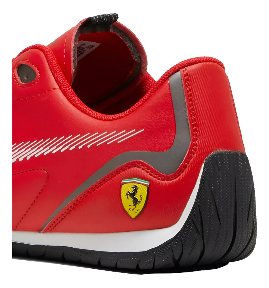 Tenis Blanco-negro-rojo Casual Hombre Puma Ferrari Neo Cat 2.0 F1 Scuderia /v - Image 5