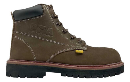 Bota Cafen Nobuck Hombre Caballerotrabajo Pma Industriales/v Nuçobuck Café Suela Negra 32