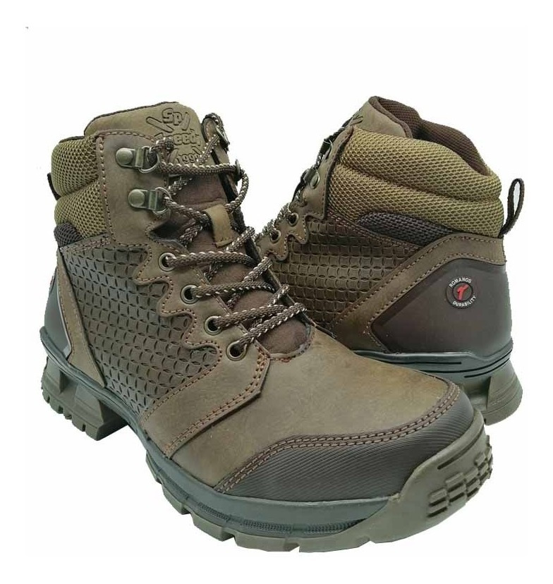Botín Para Hombre Café De Tacón Plataforma Speedy 7667/v - Image 3