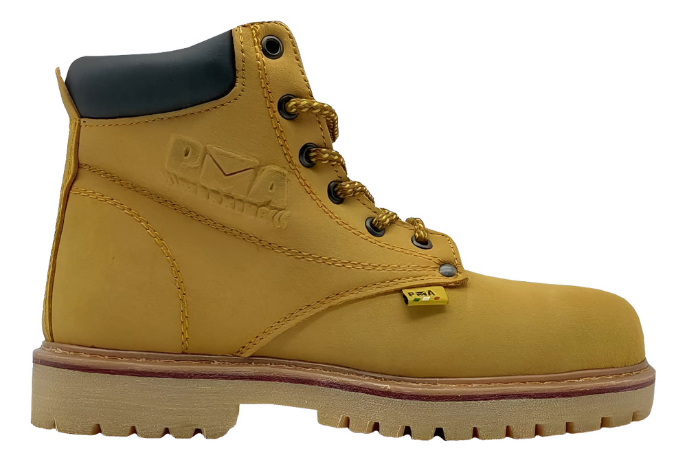 Bota Miel Nobuck Caballero Pma Industriales C/casquillo /v Nobuck Miel 32 Mx