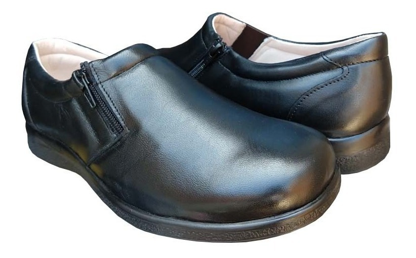 Zapato De Dama Mujer 20hrs Confort Piel Borrego 049 Negro/v - Image 7
