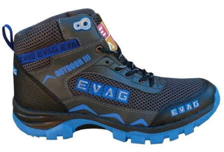 Bota Negro/naranja Nobuck Caballero Hombre Industriales Evag
